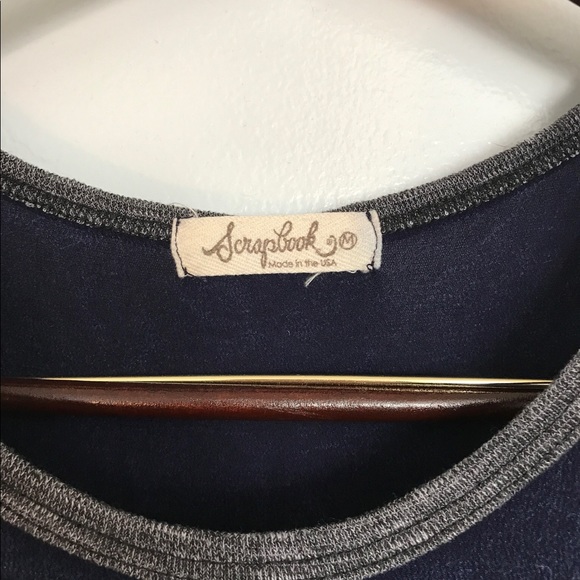 Scrapbook Distressed Blue Tank Medium - Picture 2 of 3